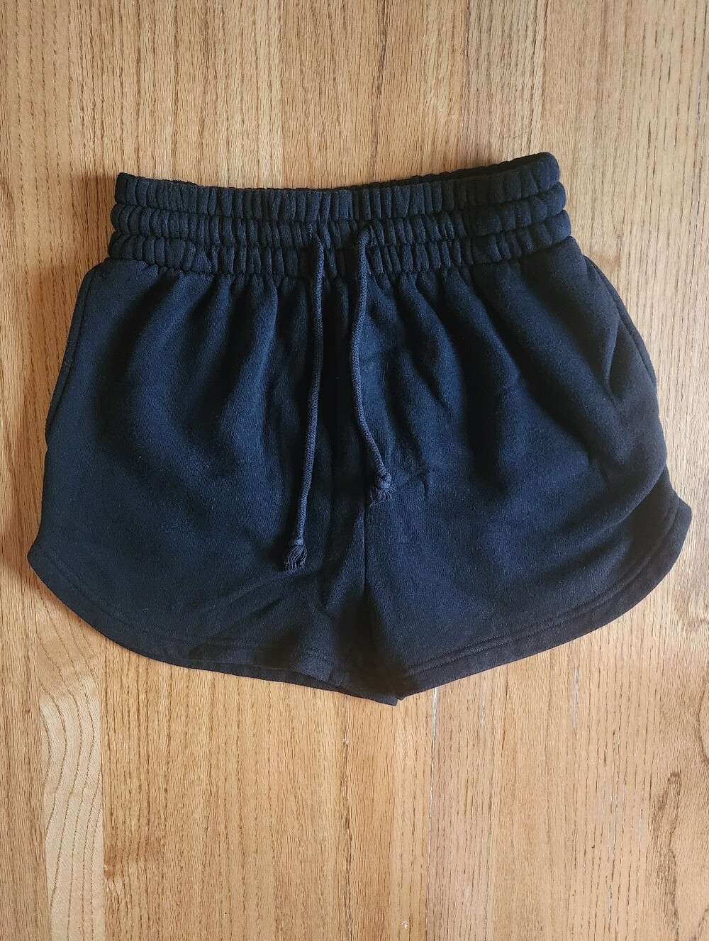 Wild Fable Women's Solid Black Casual Loungewear Sweatshorts X-Small XS